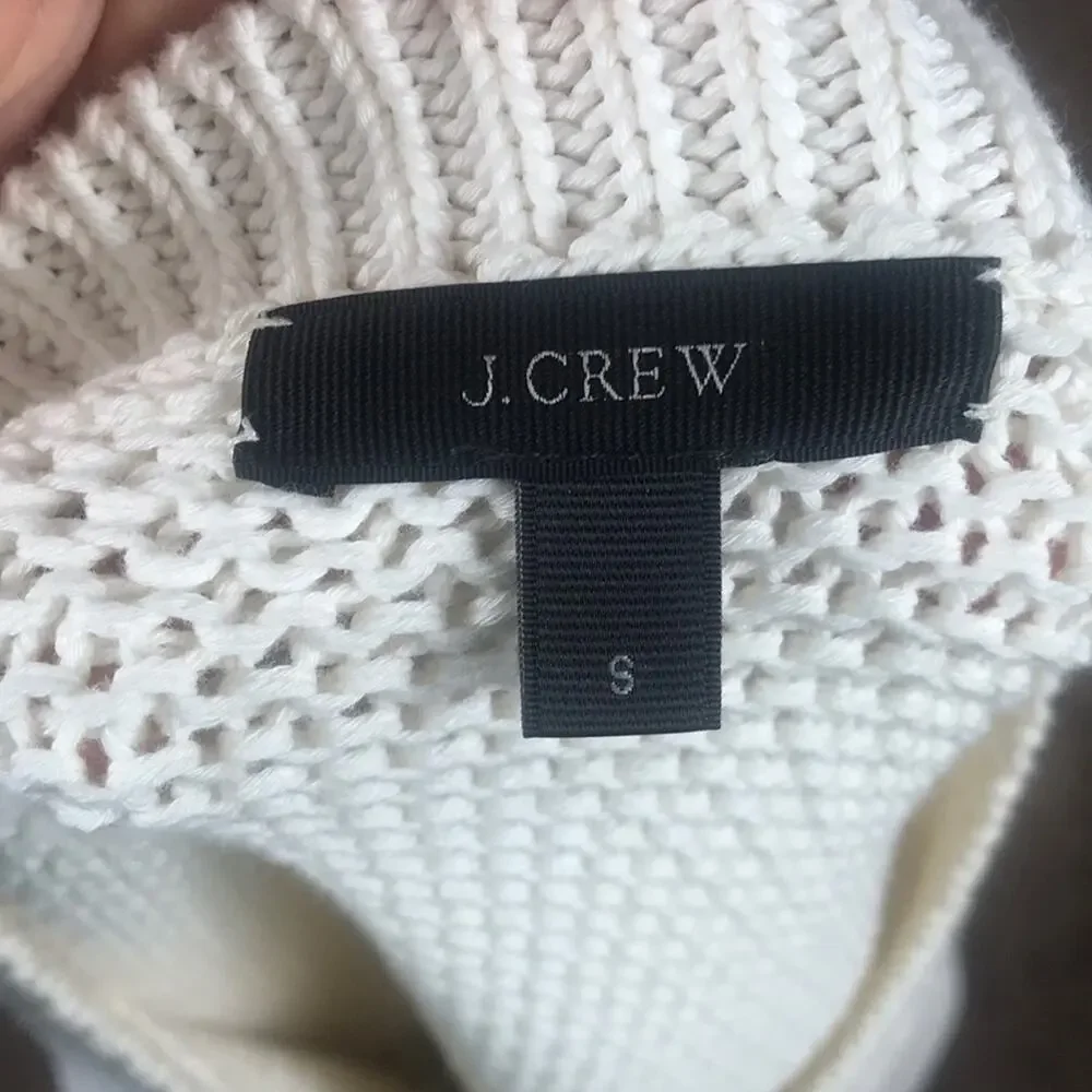 J. Crew‎ Short Sleeve Open Stitch Sweater.